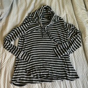 Cowl Neck Knit Top - Size L